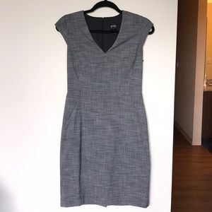 Dark gray Ann Taylor professional dress